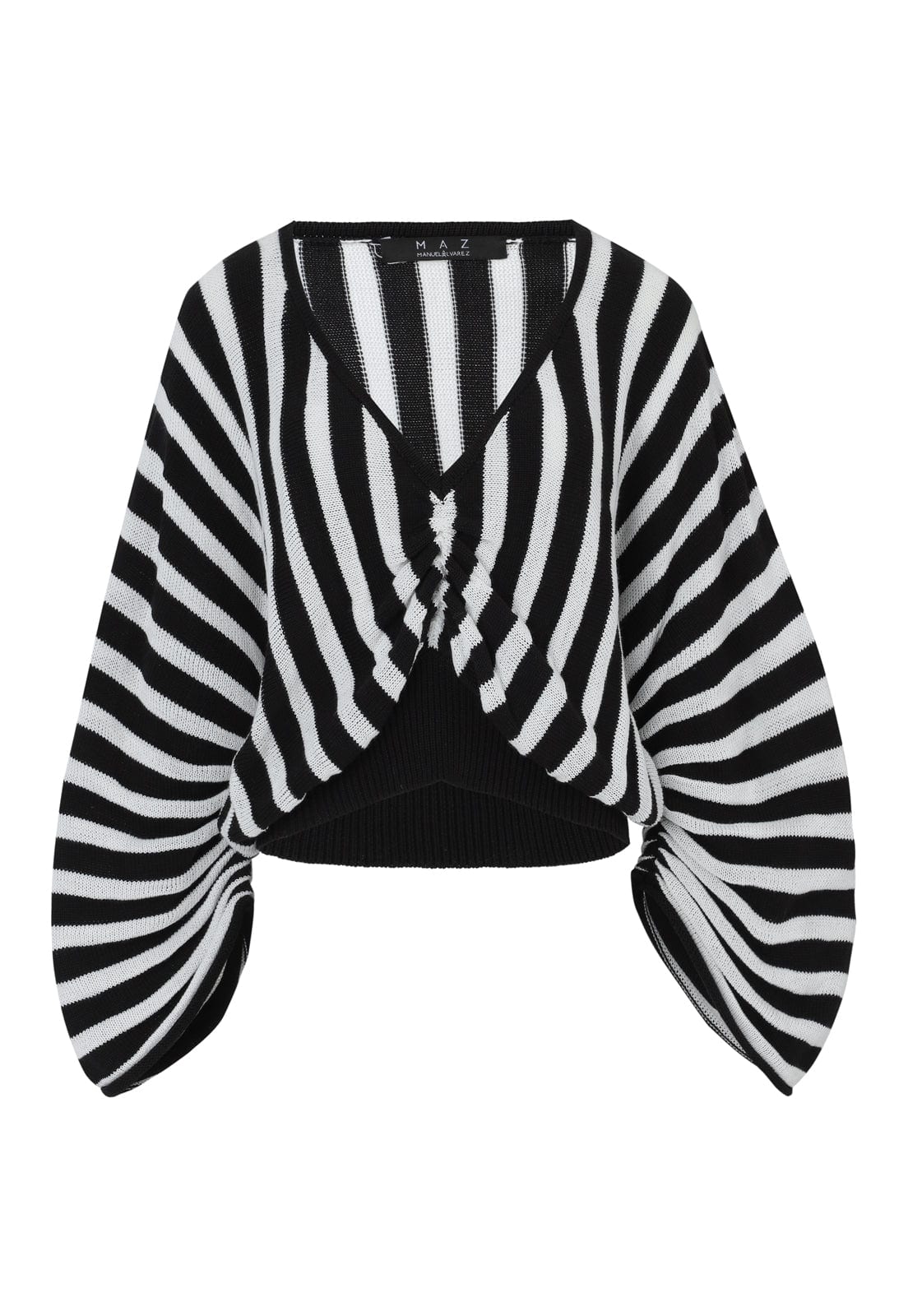 TWO TONE V NECK SWEATER - imagen 1