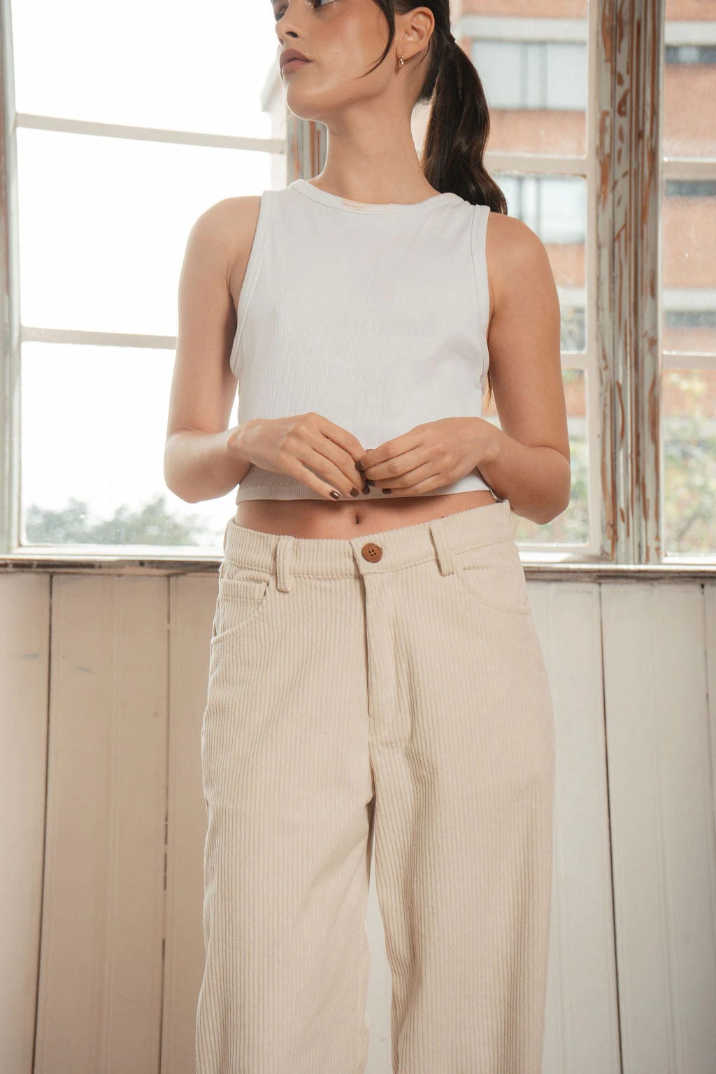 Pantalones Pana Crudo - imagen 3