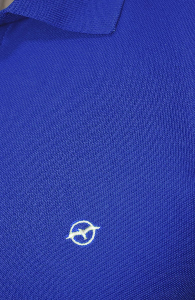 Camiseta Polo Azul Rey Para Hombre - imagen 2