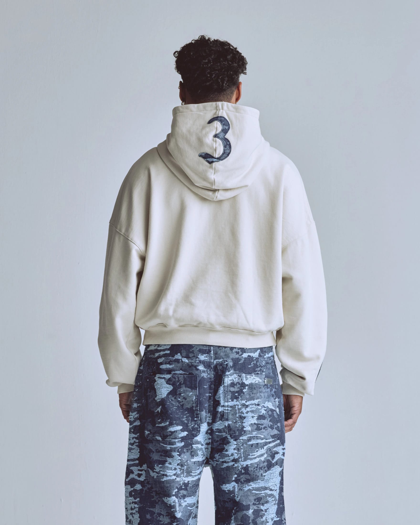 Capsule 369 Boxy Fit Hoodie Cream - imagen 6