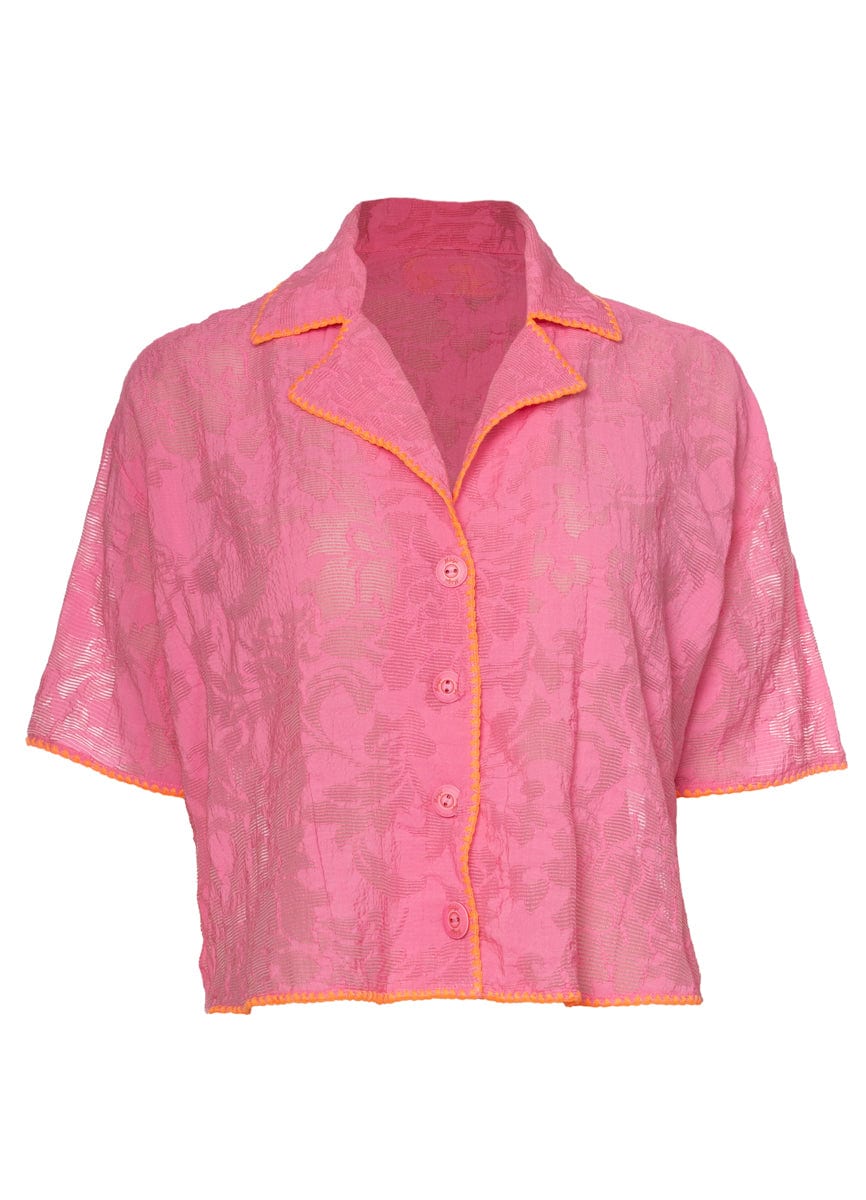 Maaji Fuchsia Flower Octavia Shirt - imagen 6
