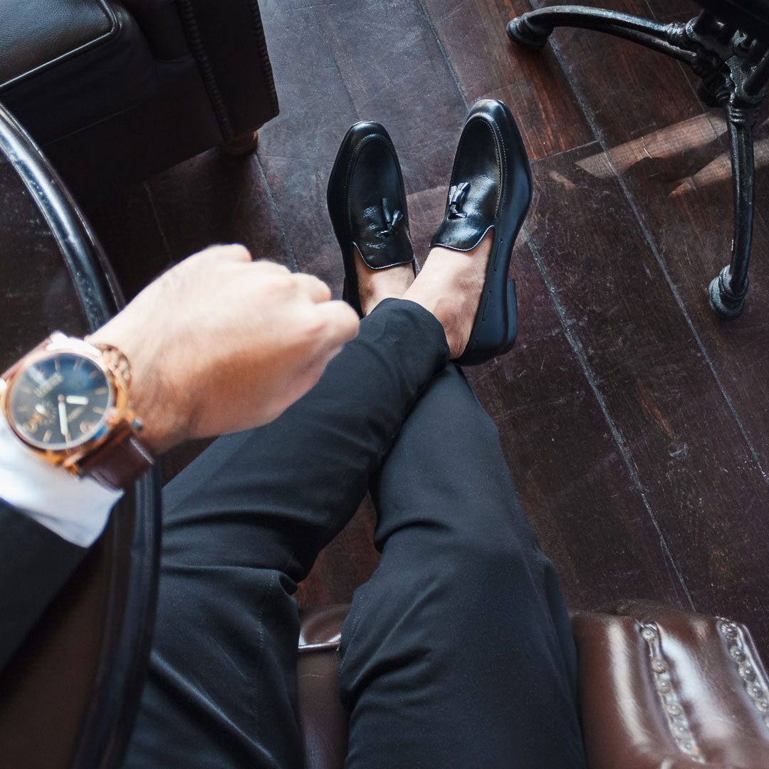 Loafers Cuero Negro - imagen 4