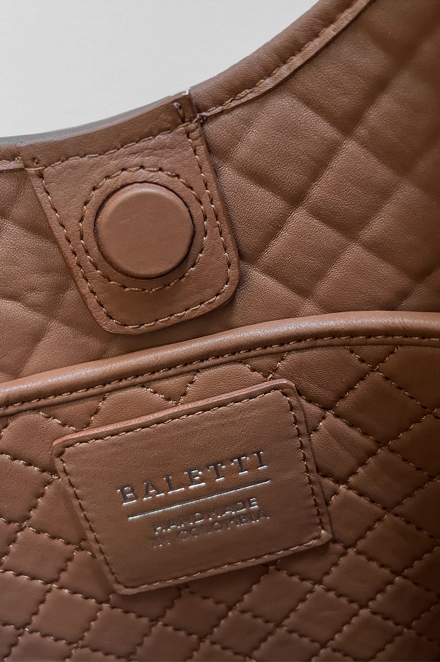 Saddle Shoulder Bag, Brandy - imagen 7