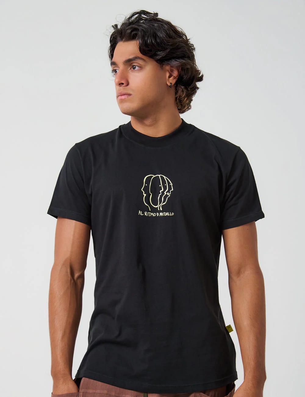 Camiseta Regular Fit Soul Rythm negro Hombre - imagen 5