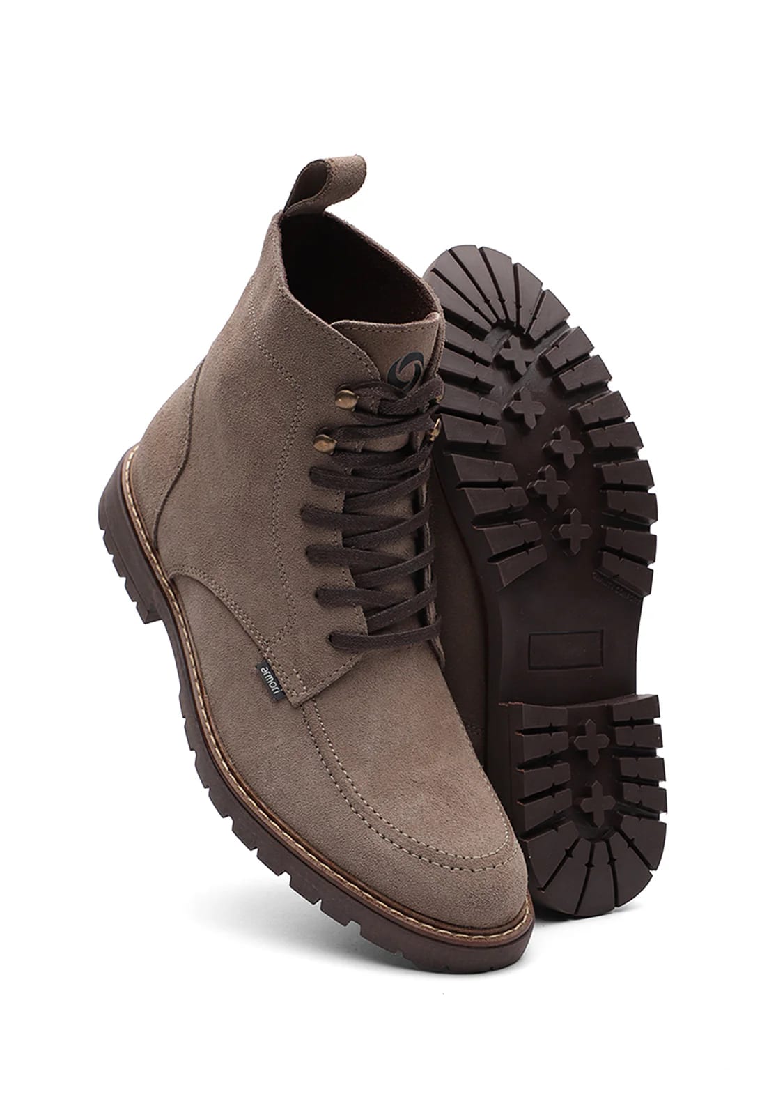 Botas de cuero para hombre color arena | Armori x Los Caballeros - imagen 9