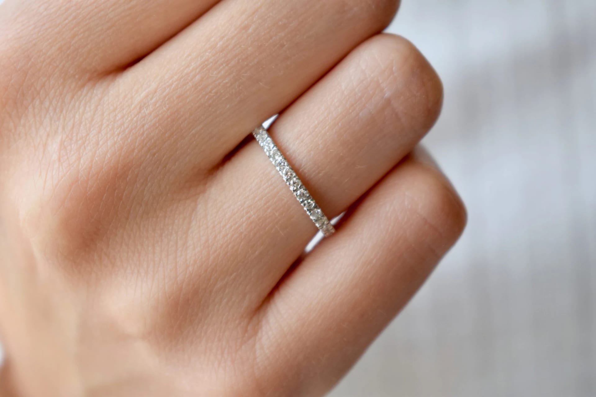 Argolla Infinity Diamantes - imagen 2
