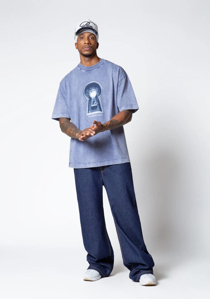Dopamine blue keyhole t-shirt - imagen 5