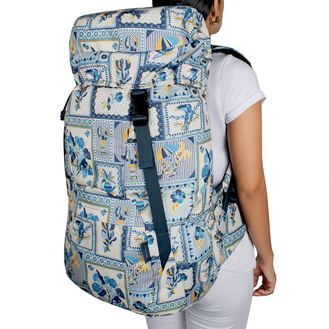 Morral Viajero XL Plegable Ultra Estampado Tropic - imagen 5
