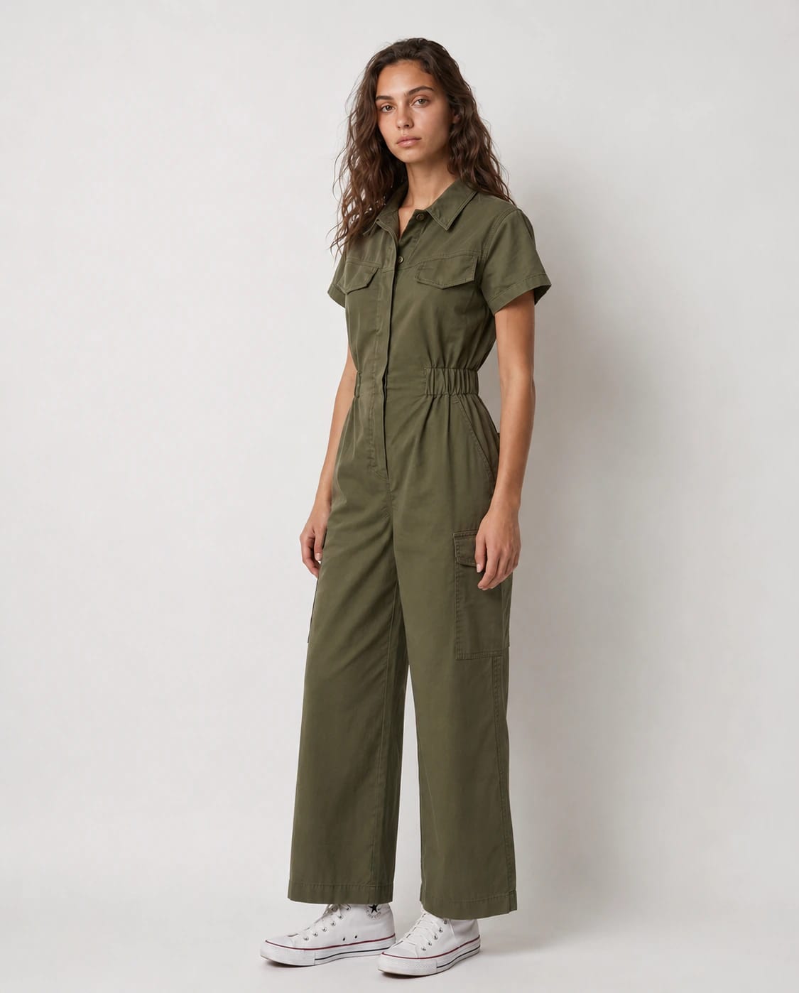 Organic Cotton Cargo Jumpsuit - imagen 5