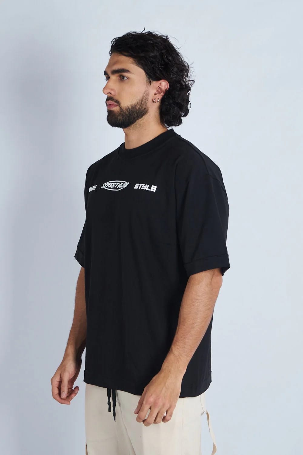 Camiseta oversize estampada Negro | DROP 03 | - imagen 7