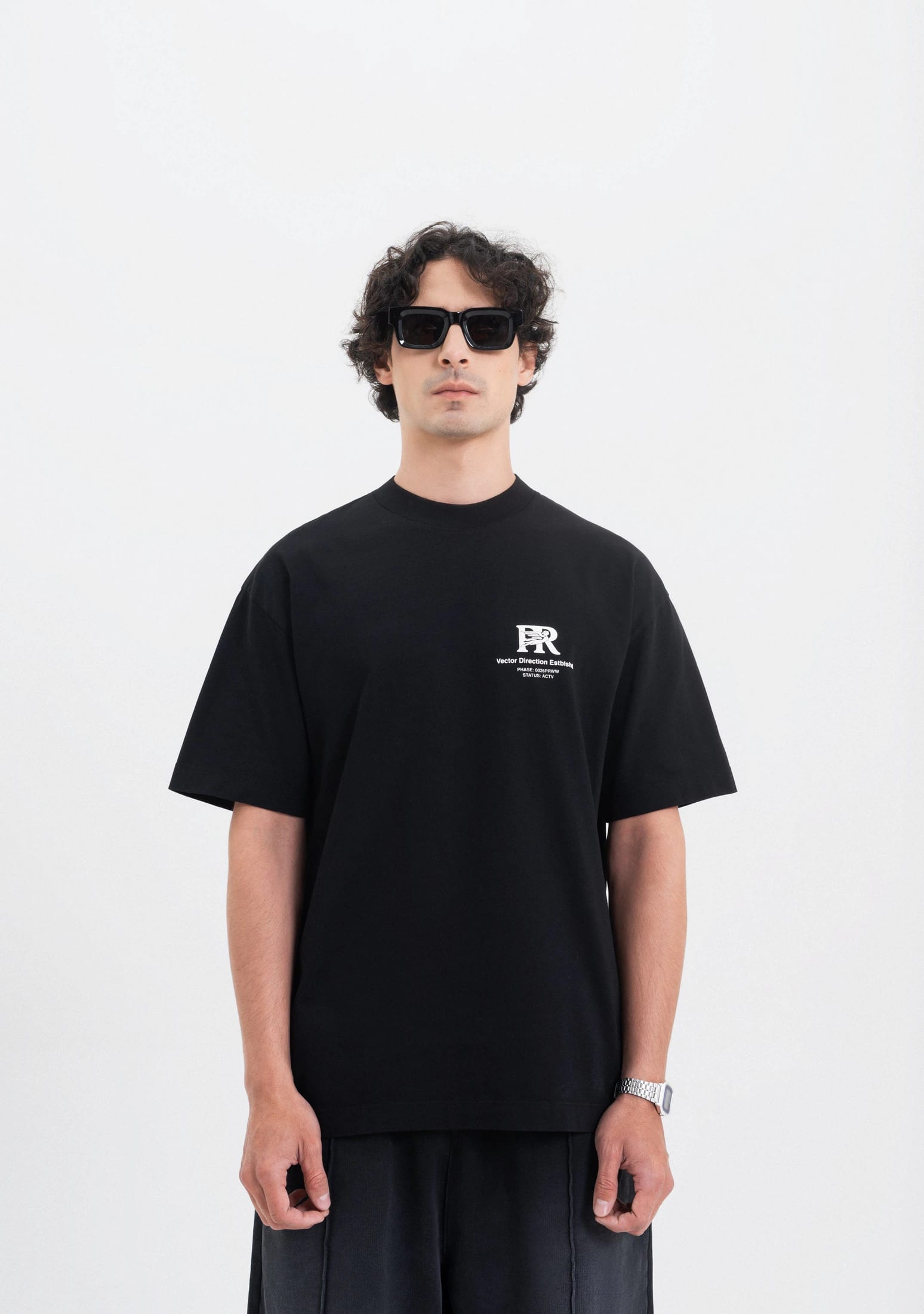 Across The Lines Black Pure Worldwide T-Shirt - imagen 2