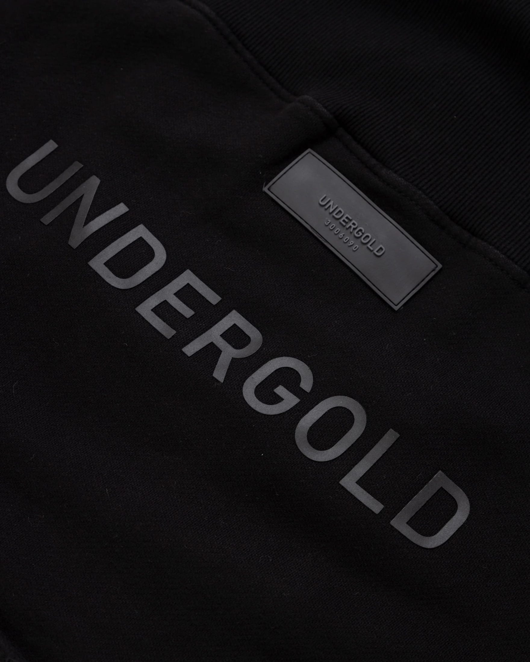 Line Logo Cropped Zip up Crewneck Black - imagen 4