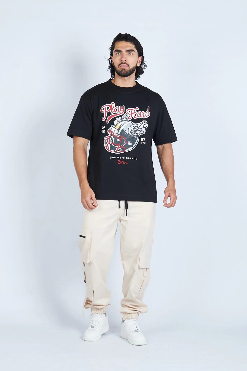 Pantalón jogger 4 cargos cierre y charretera bota resortada  | Drop 03 | - imagen 4