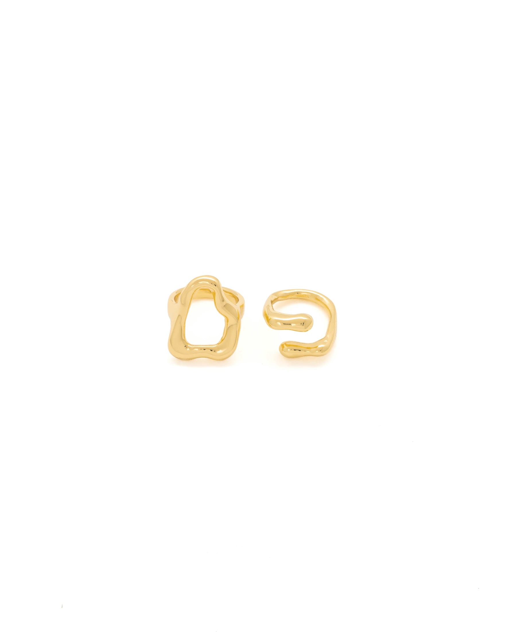 Set X2 Anillos Silueta Amorfa - imagen 3