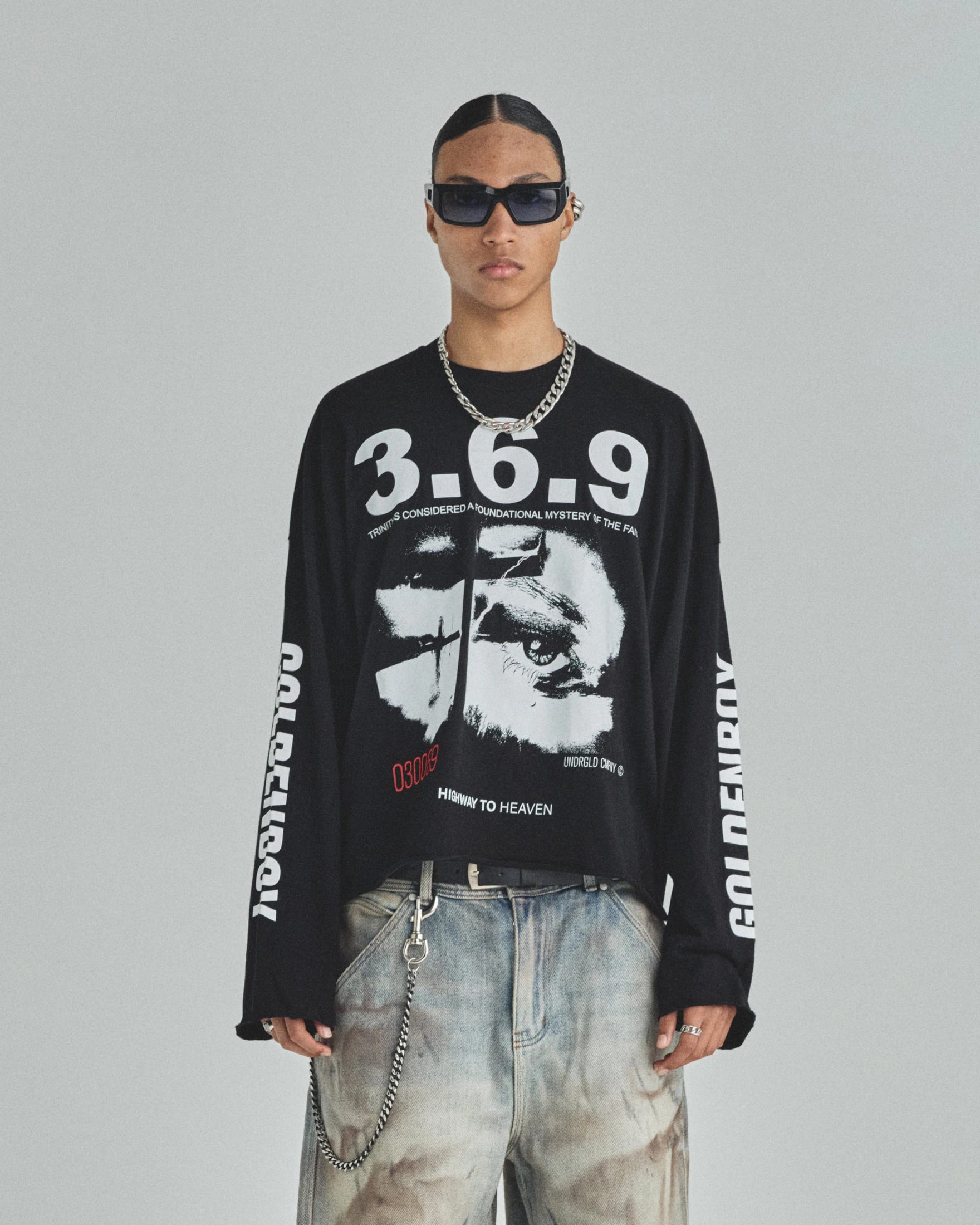 Spring Trinitas Long Sleeve Tshirt Black - imagen 2