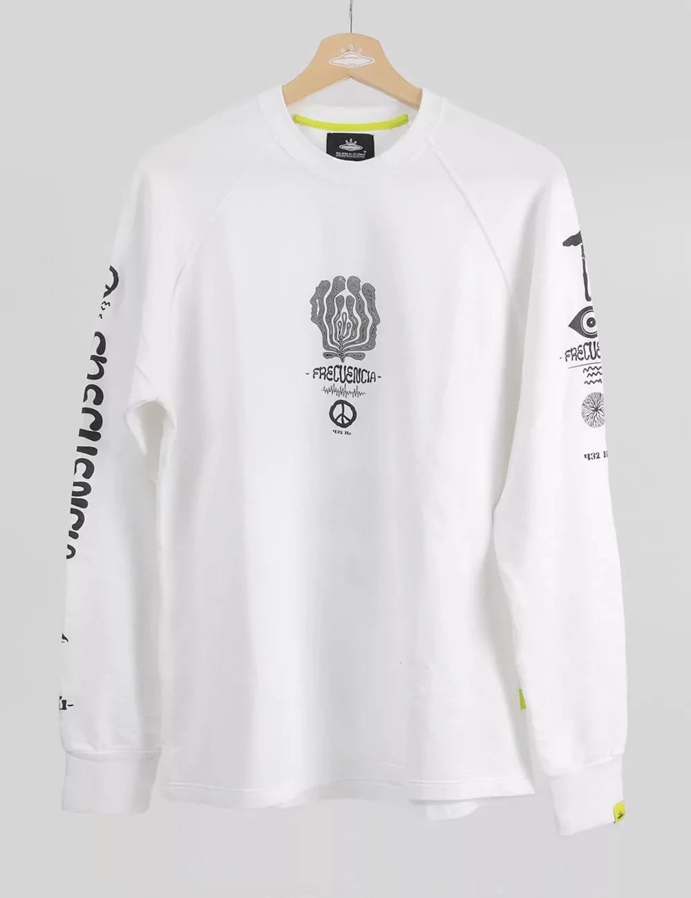 Camibuso Manga Ranglan Frecuencia crudo Unisex - imagen 11