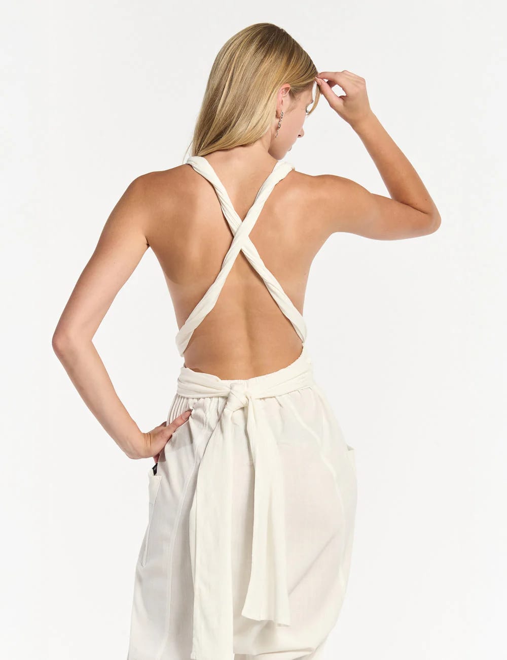 Jumper Tiras cruzadas Mooring crudo Mujer - imagen 14
