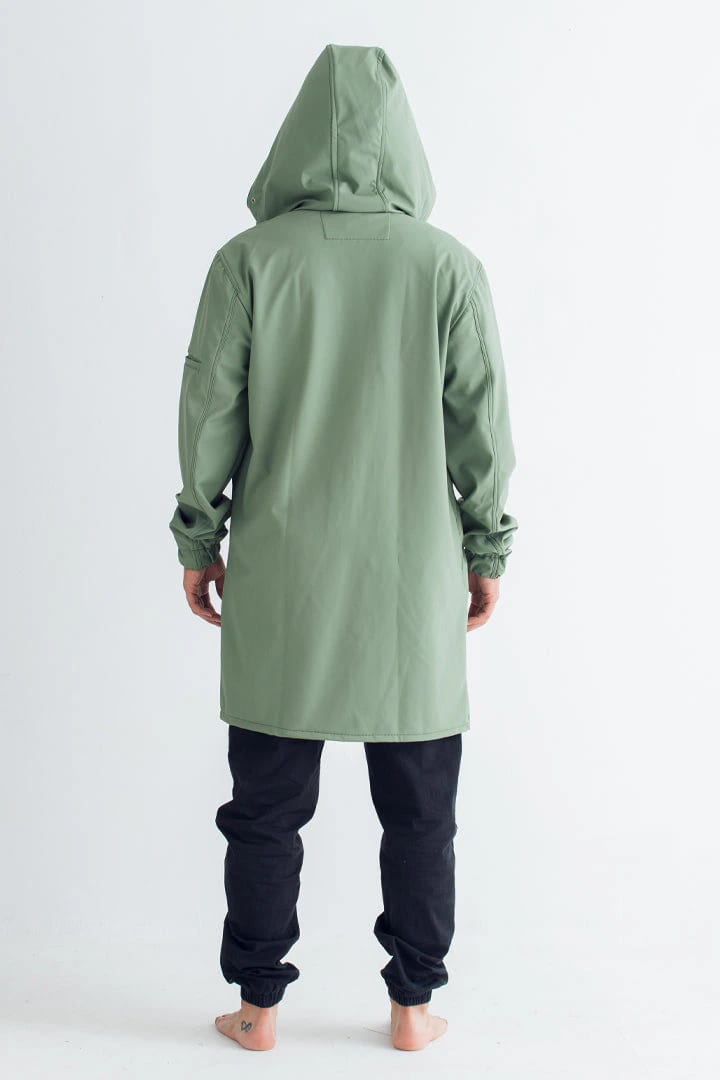 Chaqueta para lluvia verde - imagen 4