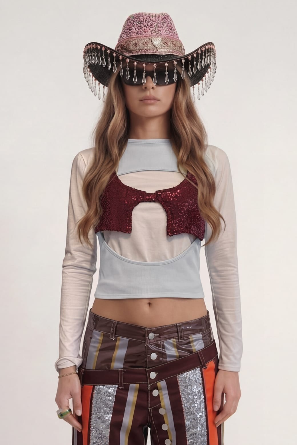 🌘✨Eclipse Glow Layered Top - imagen 1