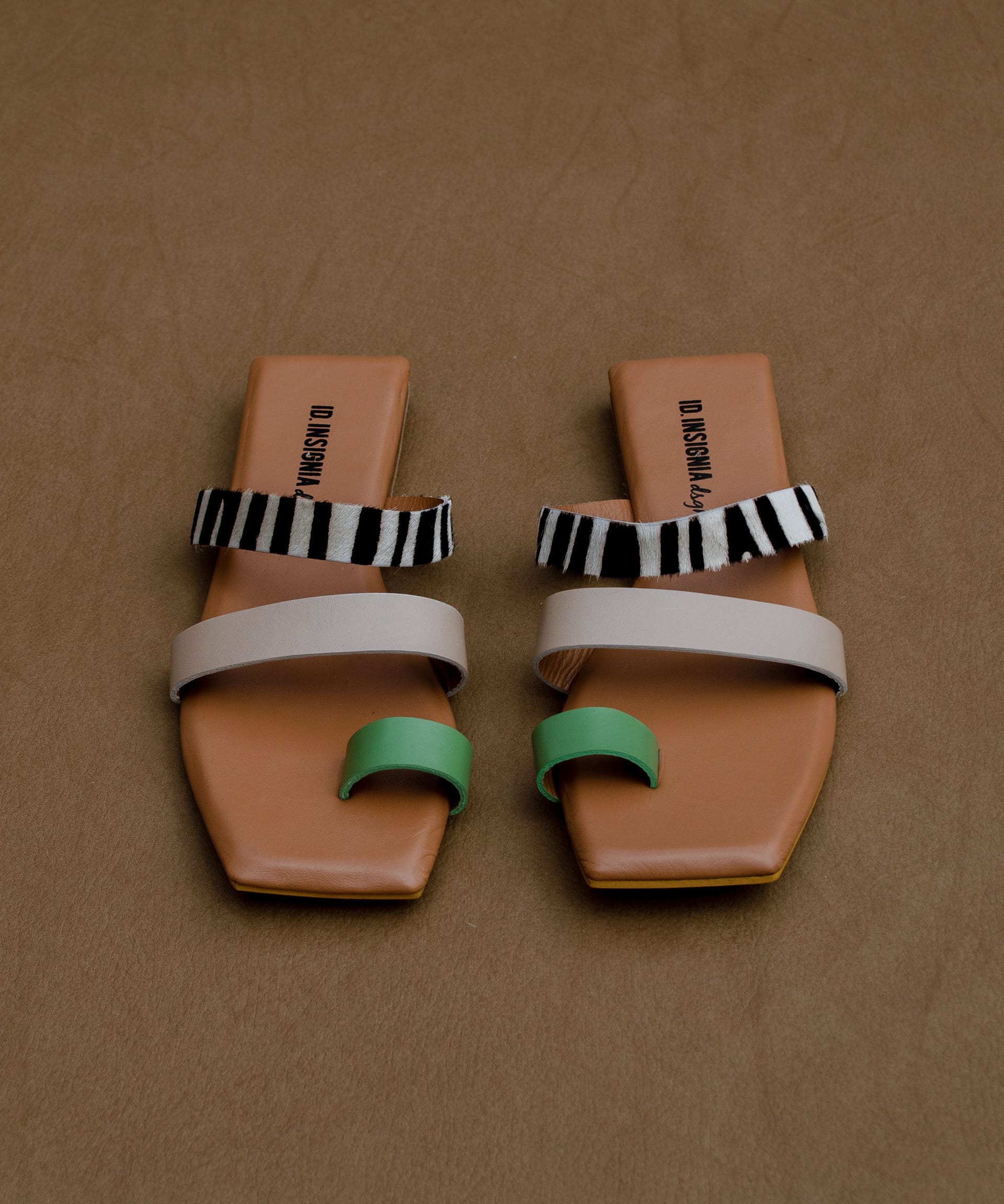 The Ocaso sandal – verde/taupe – edición limitada - imagen 1