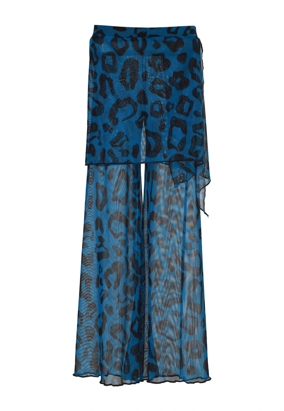 Blue Black Leopard Mesh Pant - imagen 5