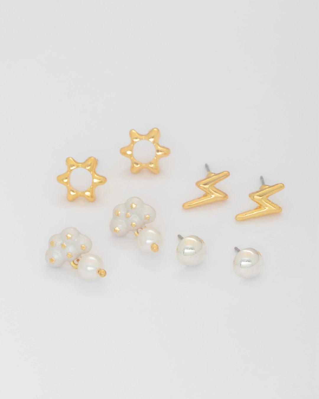 Set X4 Aretes Nubes - imagen 2