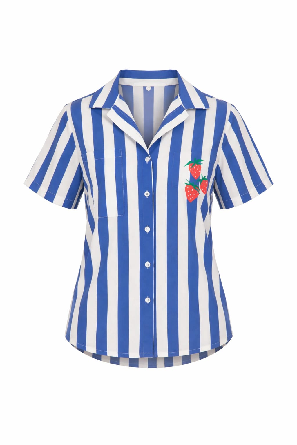 Camisera Fresas Rayadas Adulto - imagen 2