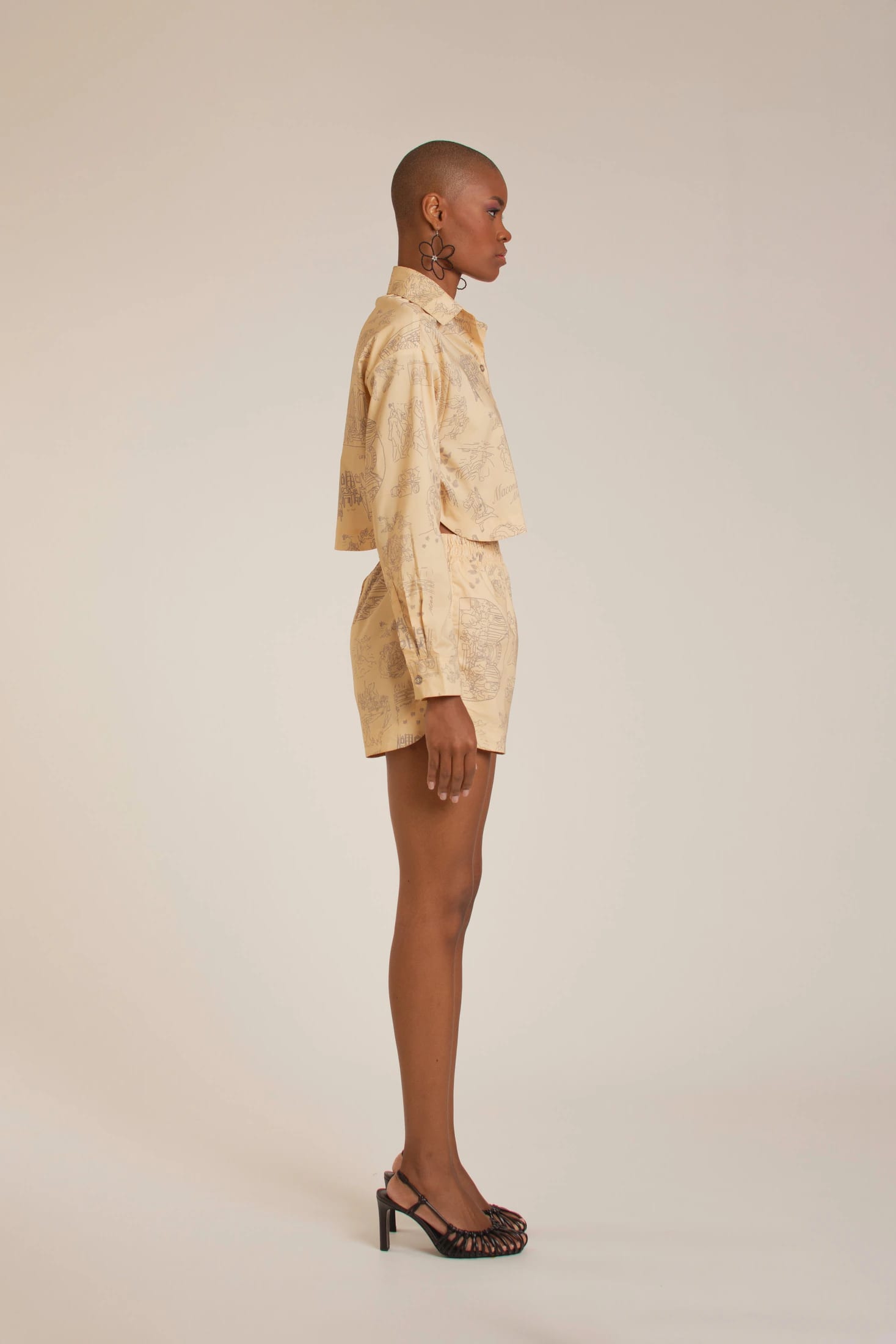 'Life Cycle' Shirt - Butter Yellow - imagen 2