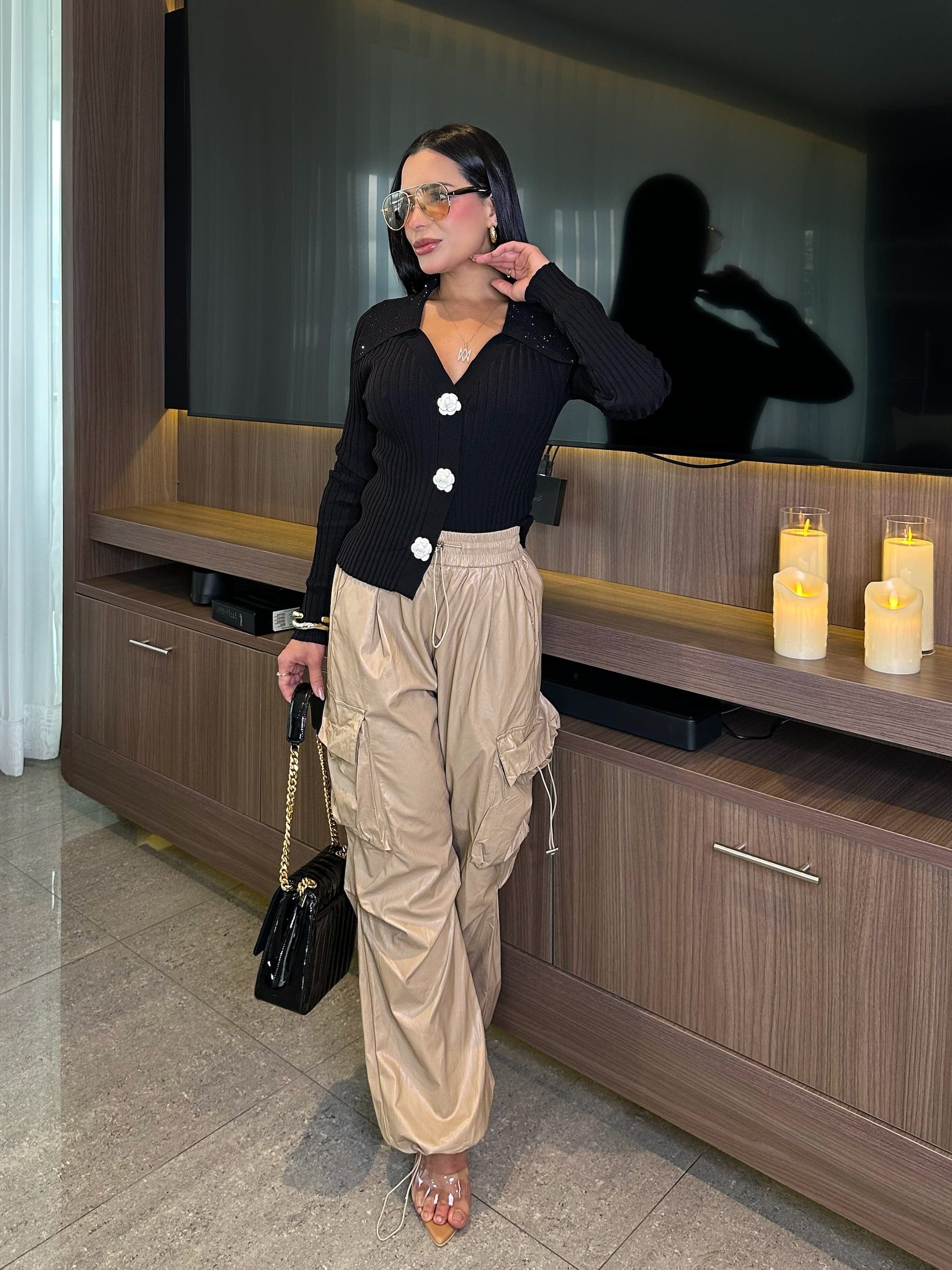 PANTALON AMANDA BEIGE - imagen 1
