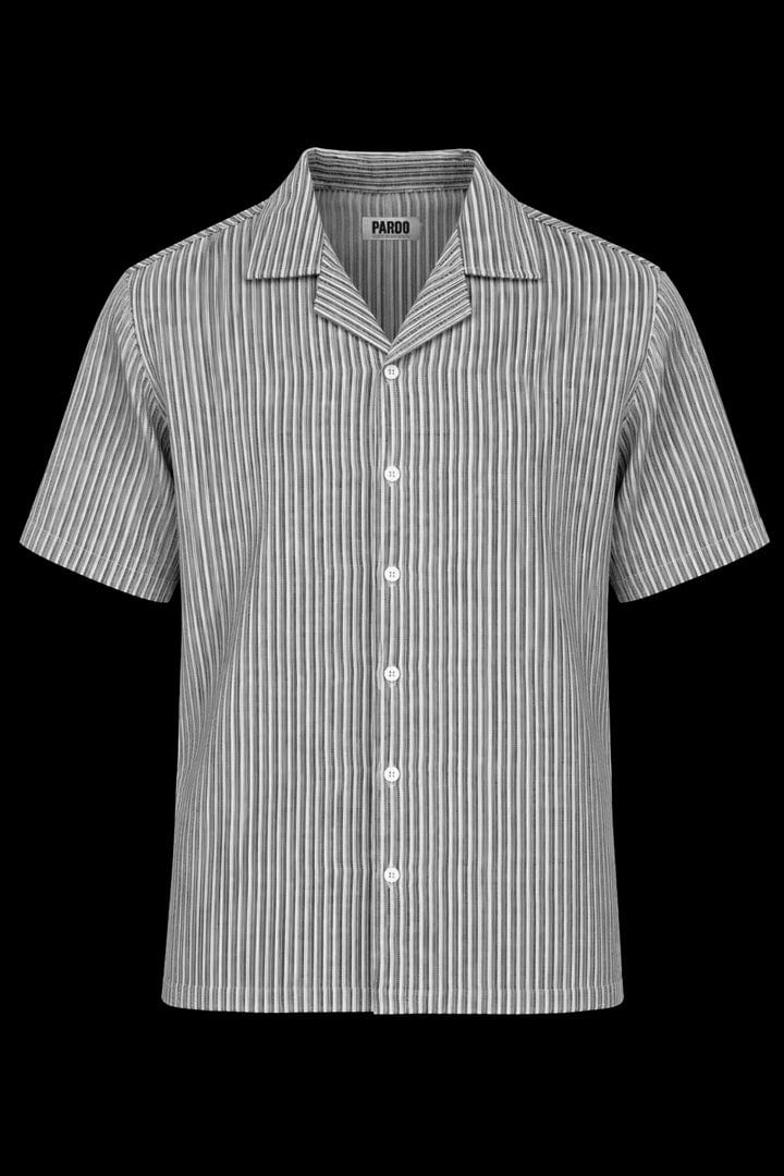 Camisa tejida rayas negras - imagen 2