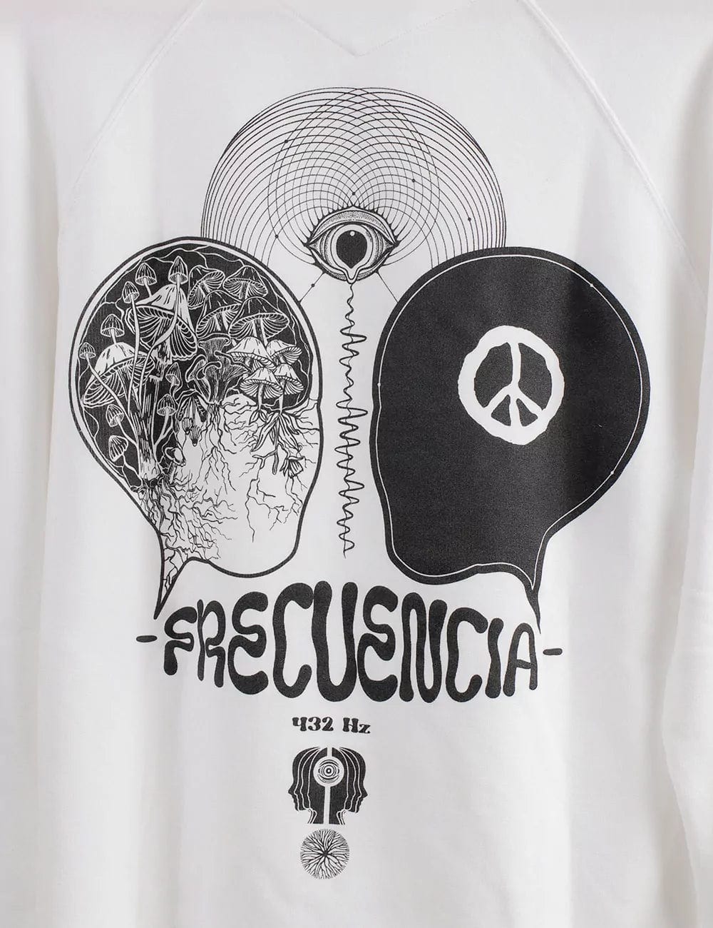 Camibuso Manga Ranglan Frecuencia crudo Unisex - imagen 13