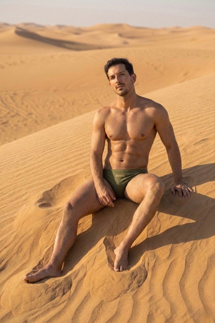 Swimbrief - Olive green - imagen 2