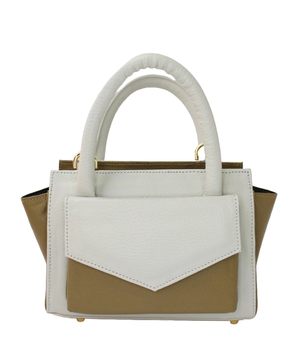 Bolso en cuero – MiniBag salted caramel - imagen 1