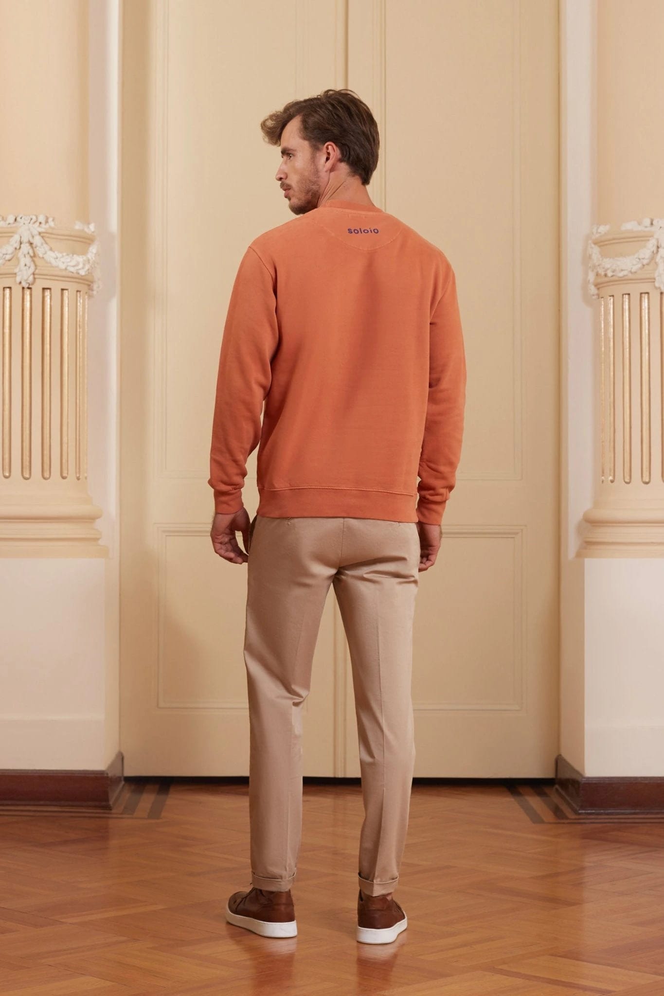 Men's milenario sweatshirt terracotta - imagen 4