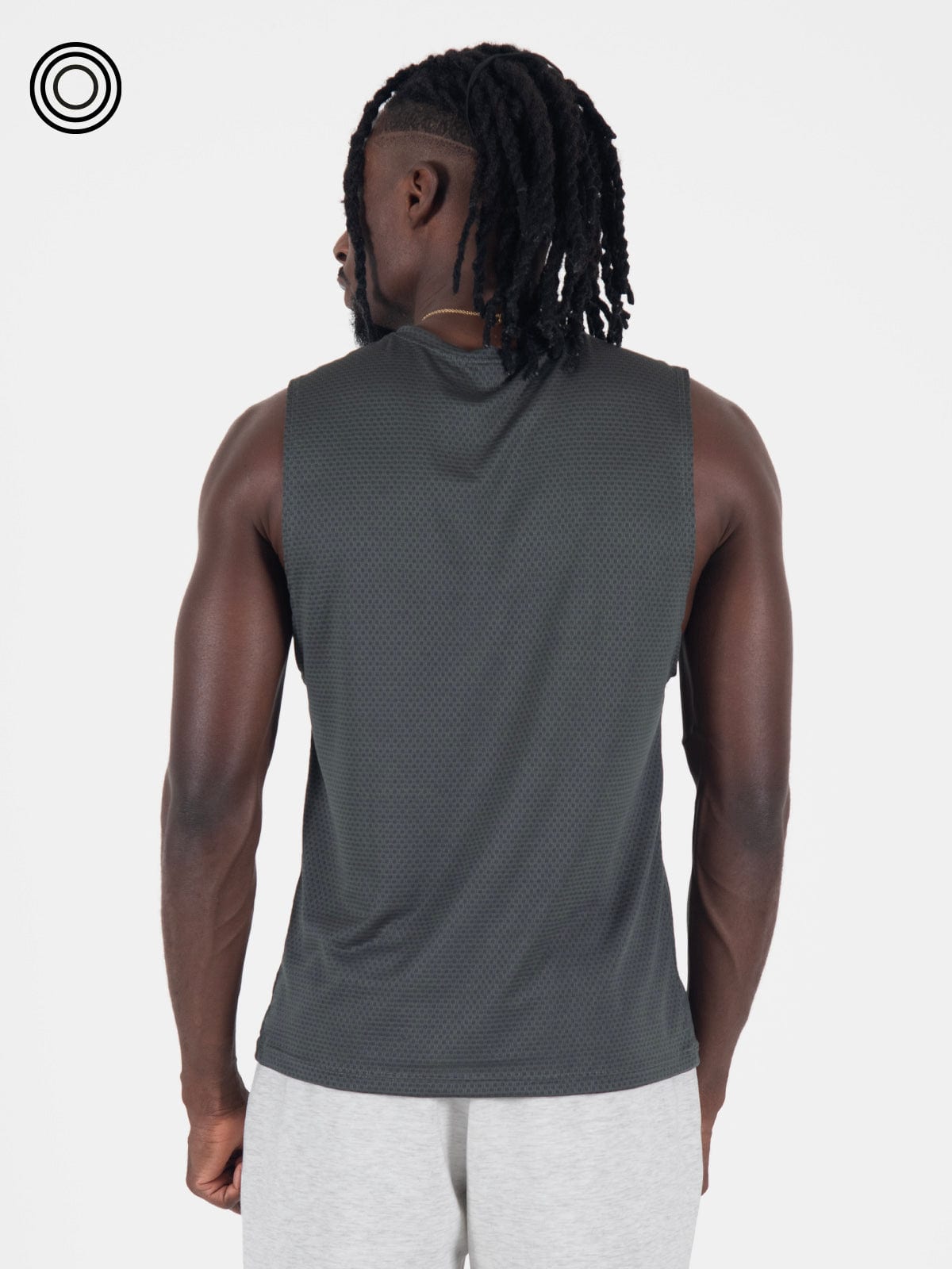 camisilla hombre panal gris oscuro - imagen 2
