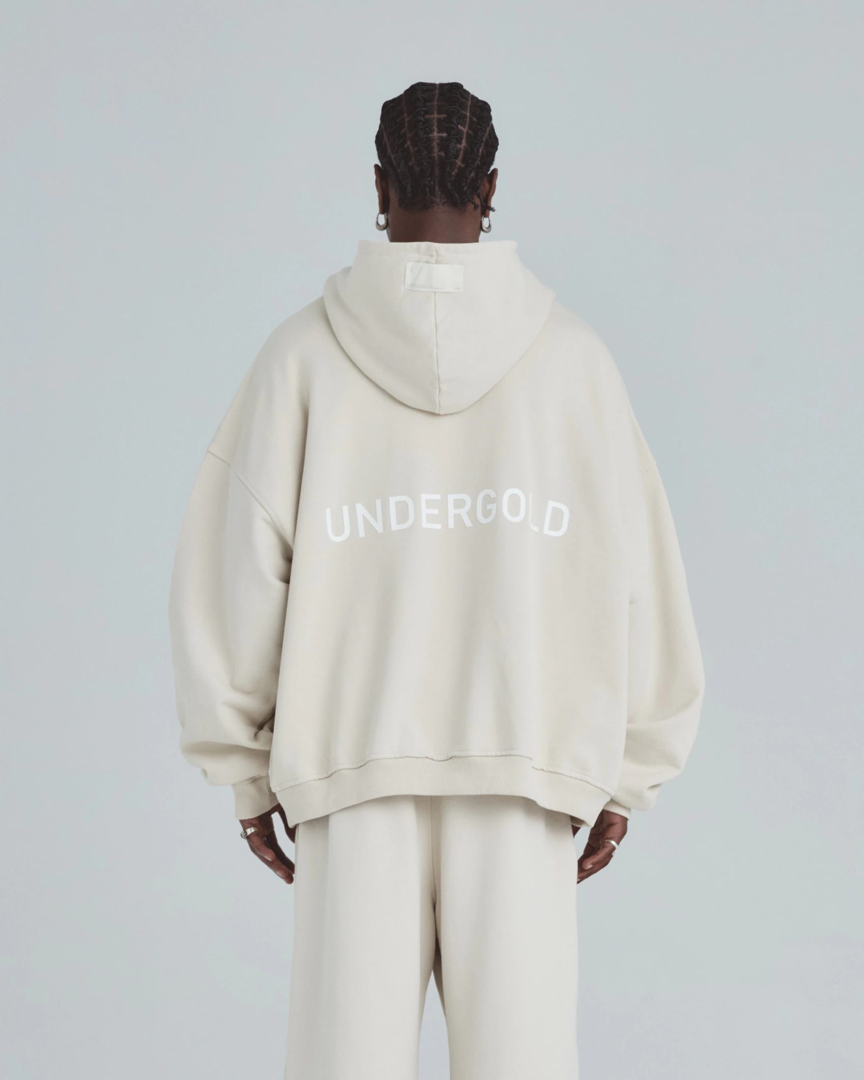 Line Basic Hoodie Cream - imagen 7