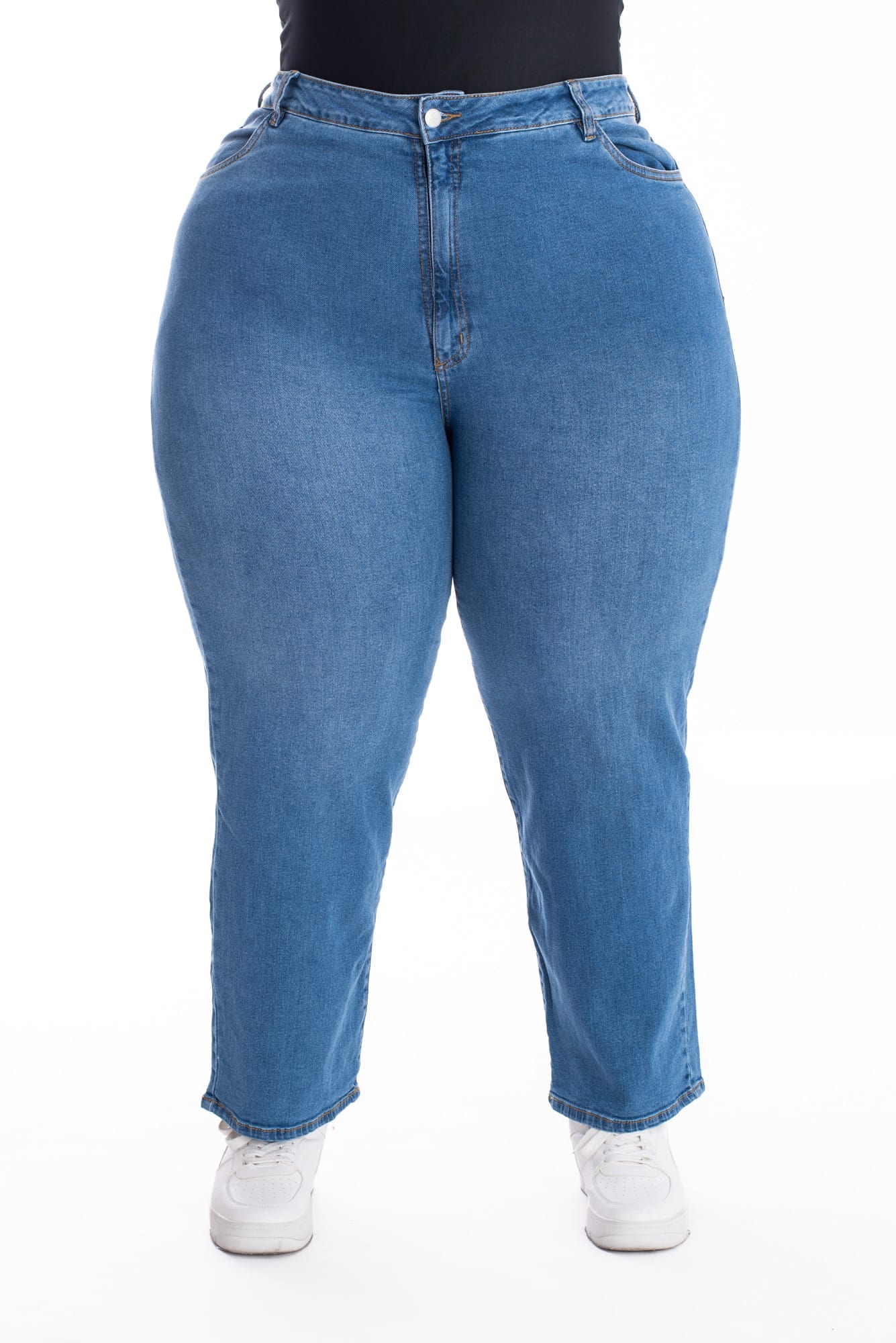 Jean Girlfriend Azul Medio 331 - imagen 4