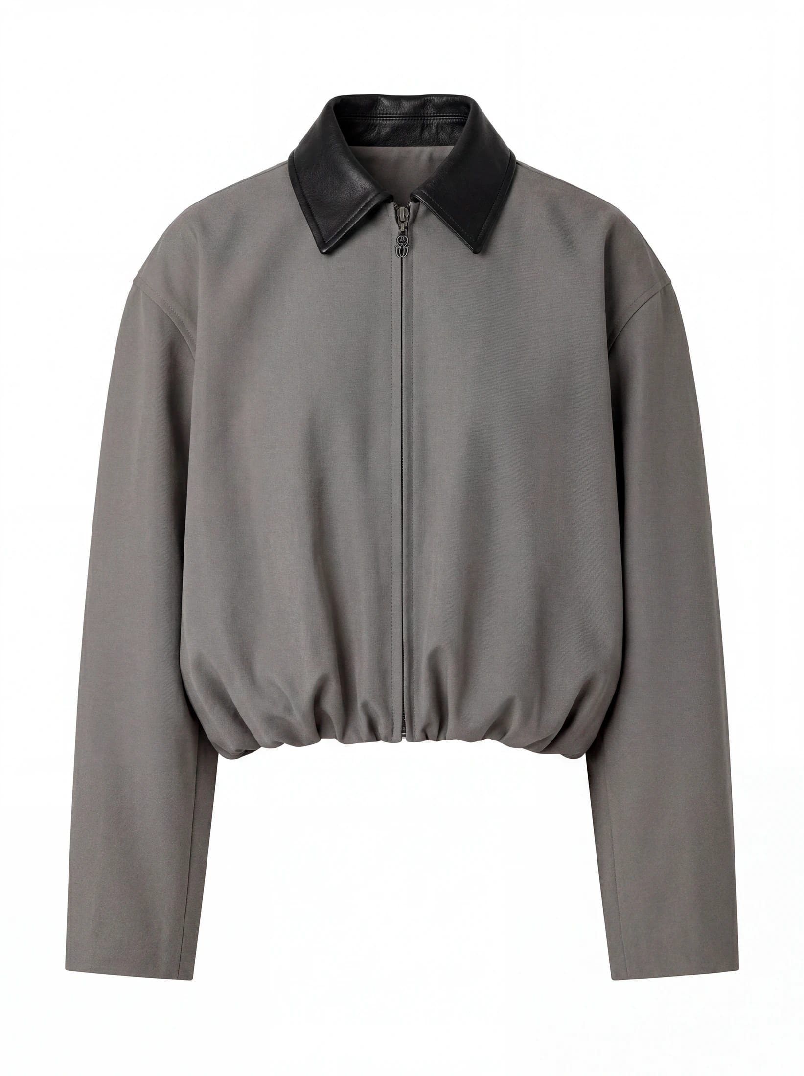 LEATHER COLLAR JACKET - imagen 1