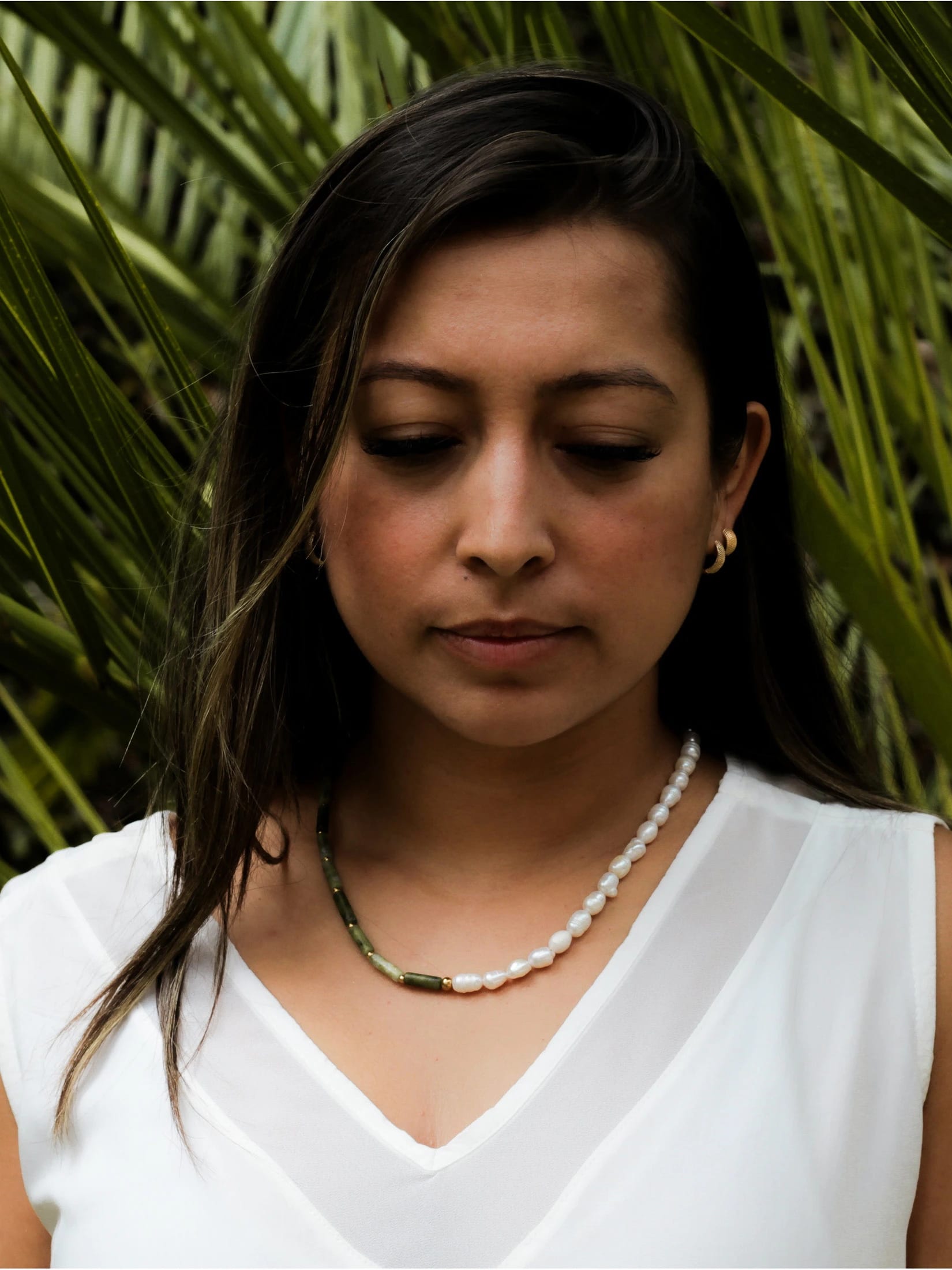 Collar Perla de Rio y Jade - imagen 4
