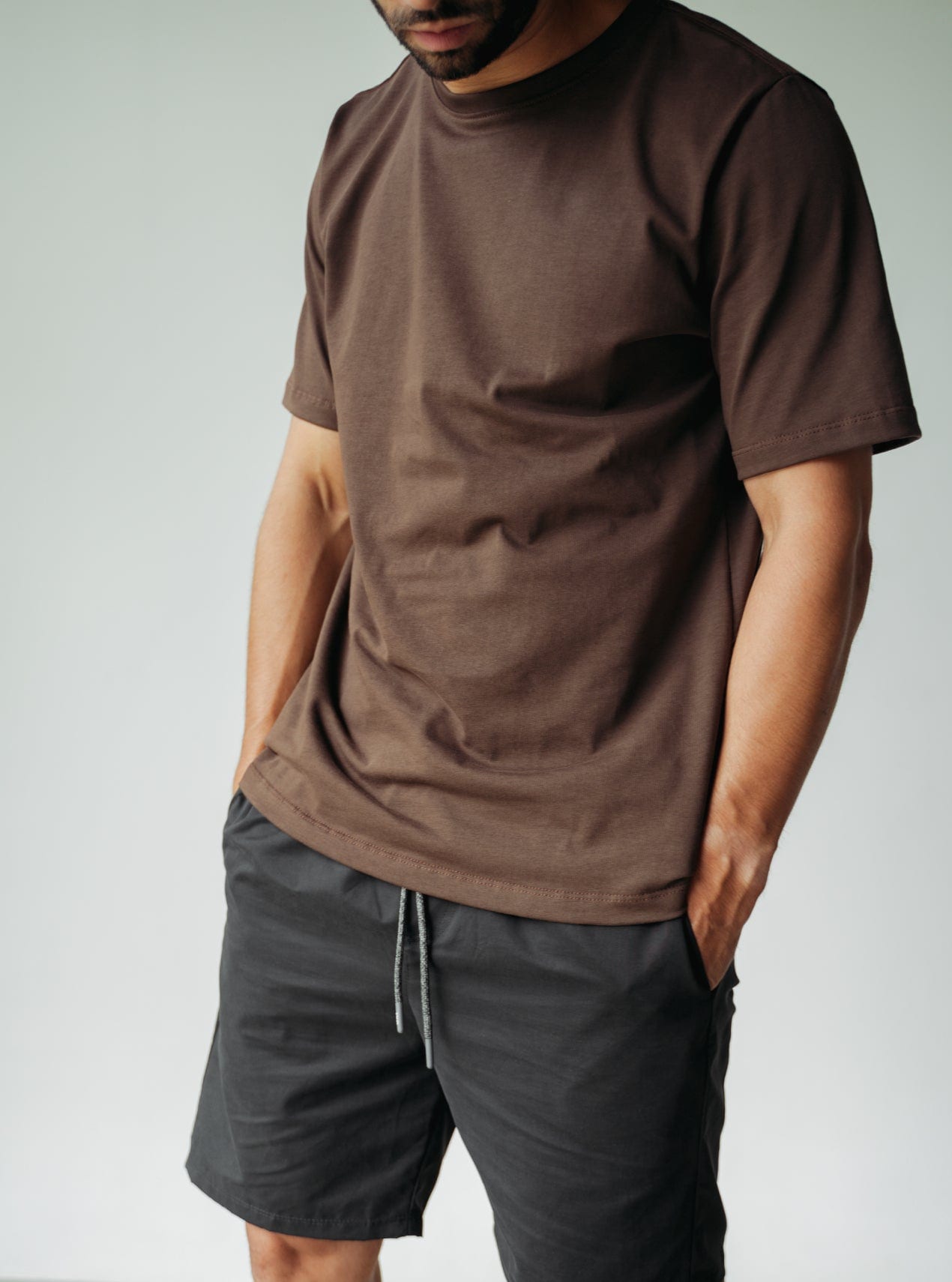 Camiseta Hombre Regular Fit - Brown - imagen 6