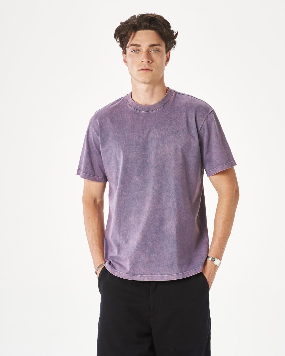 WASHED PURPLE TEE - imagen 1