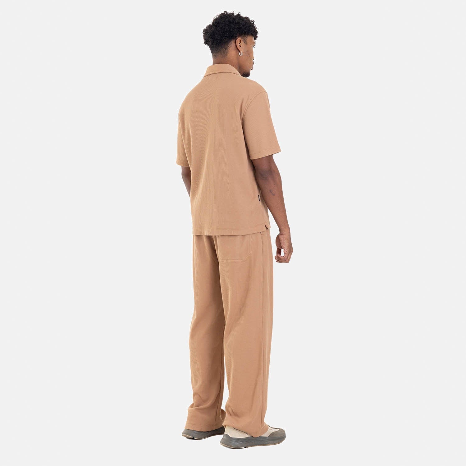 Relaxed Short Sleeve Shirt Mocca - imagen 9