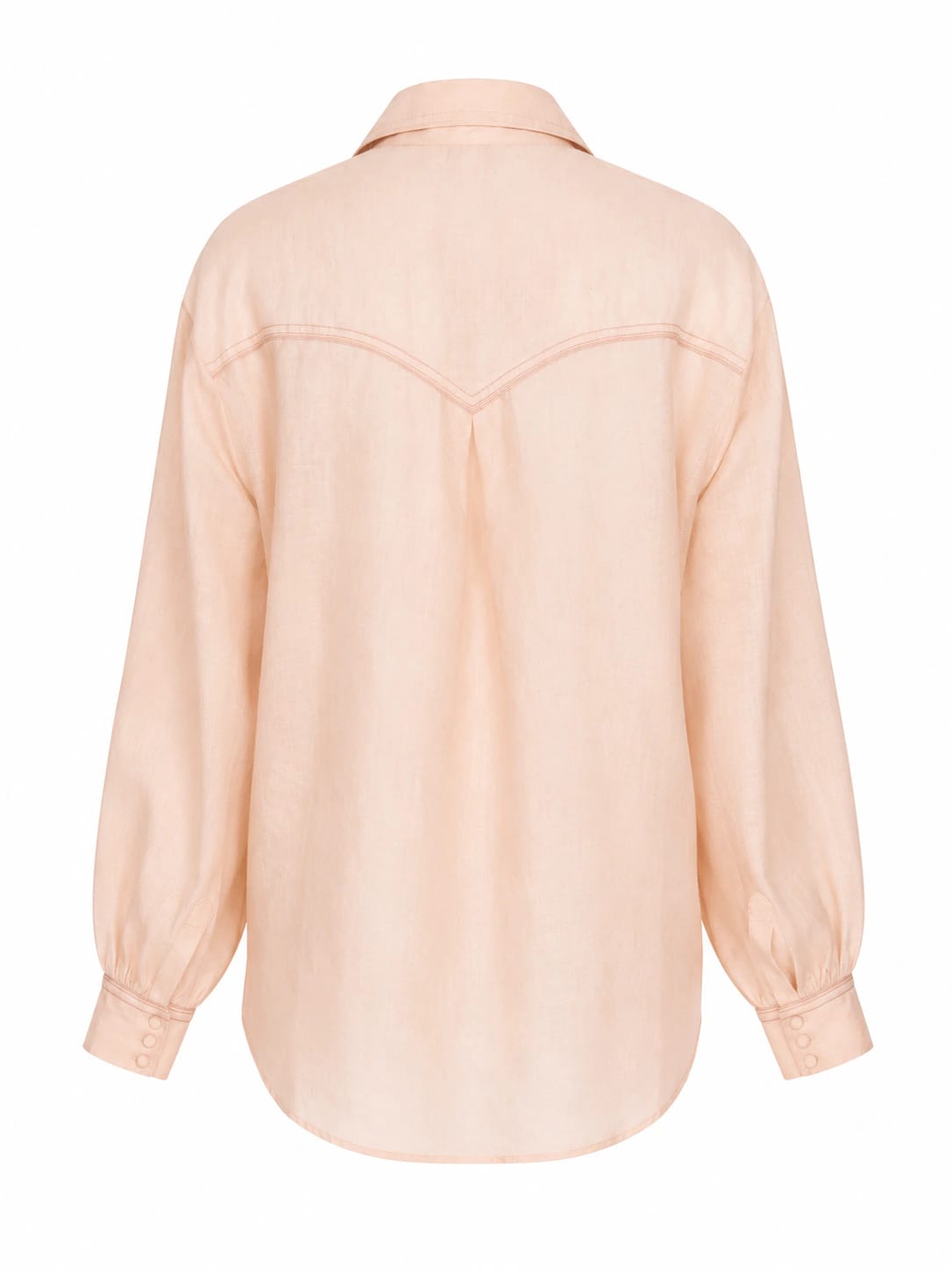 Texas Linen Shirt/ Soft Pink - imagen 2