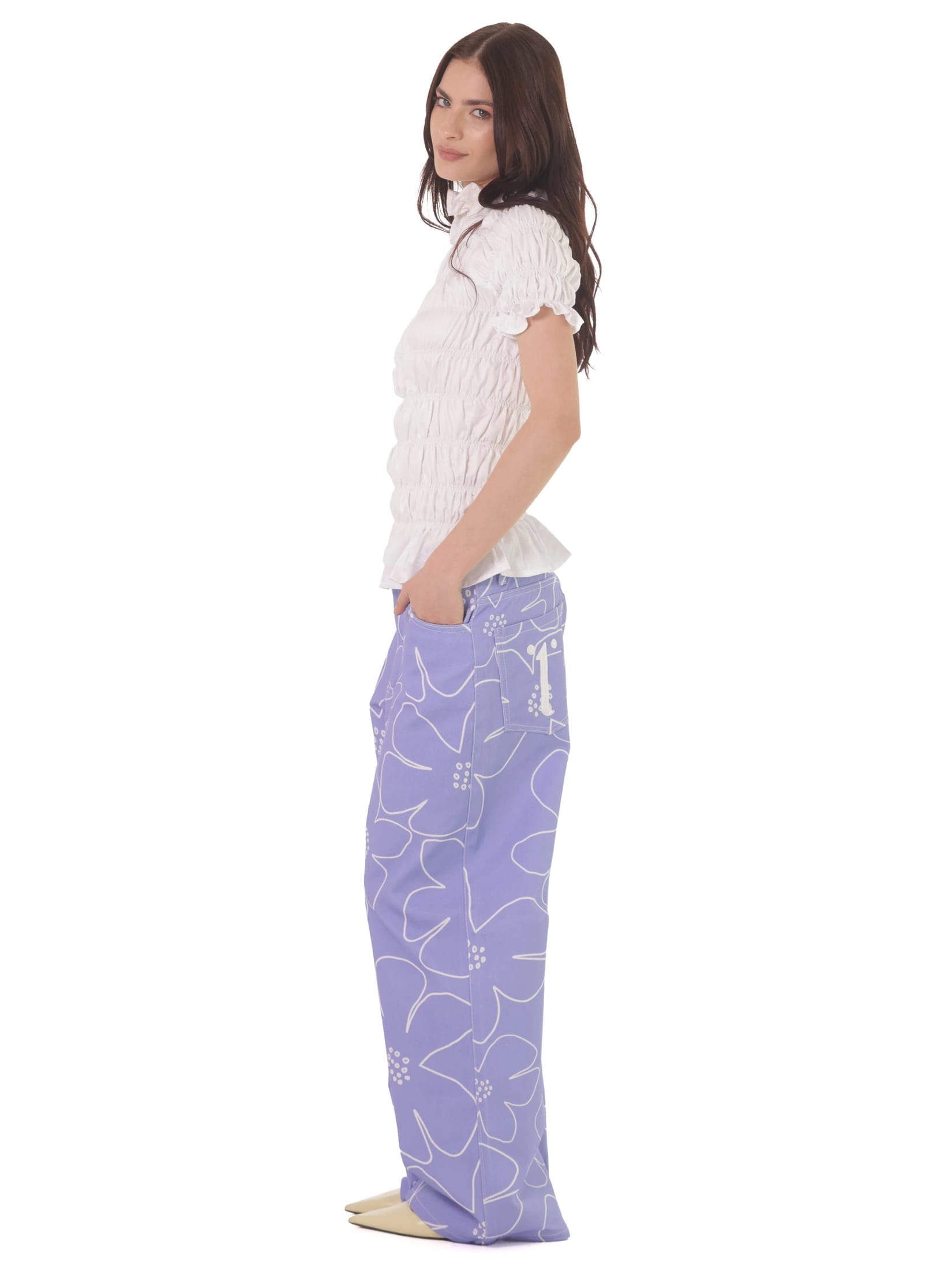 Pantalón Gótico Florentino Morado - imagen 3