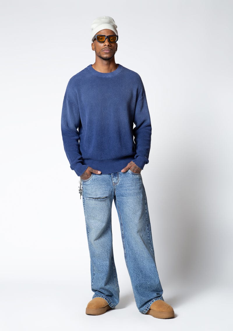 Dopamine blue knit crewneck - imagen 4