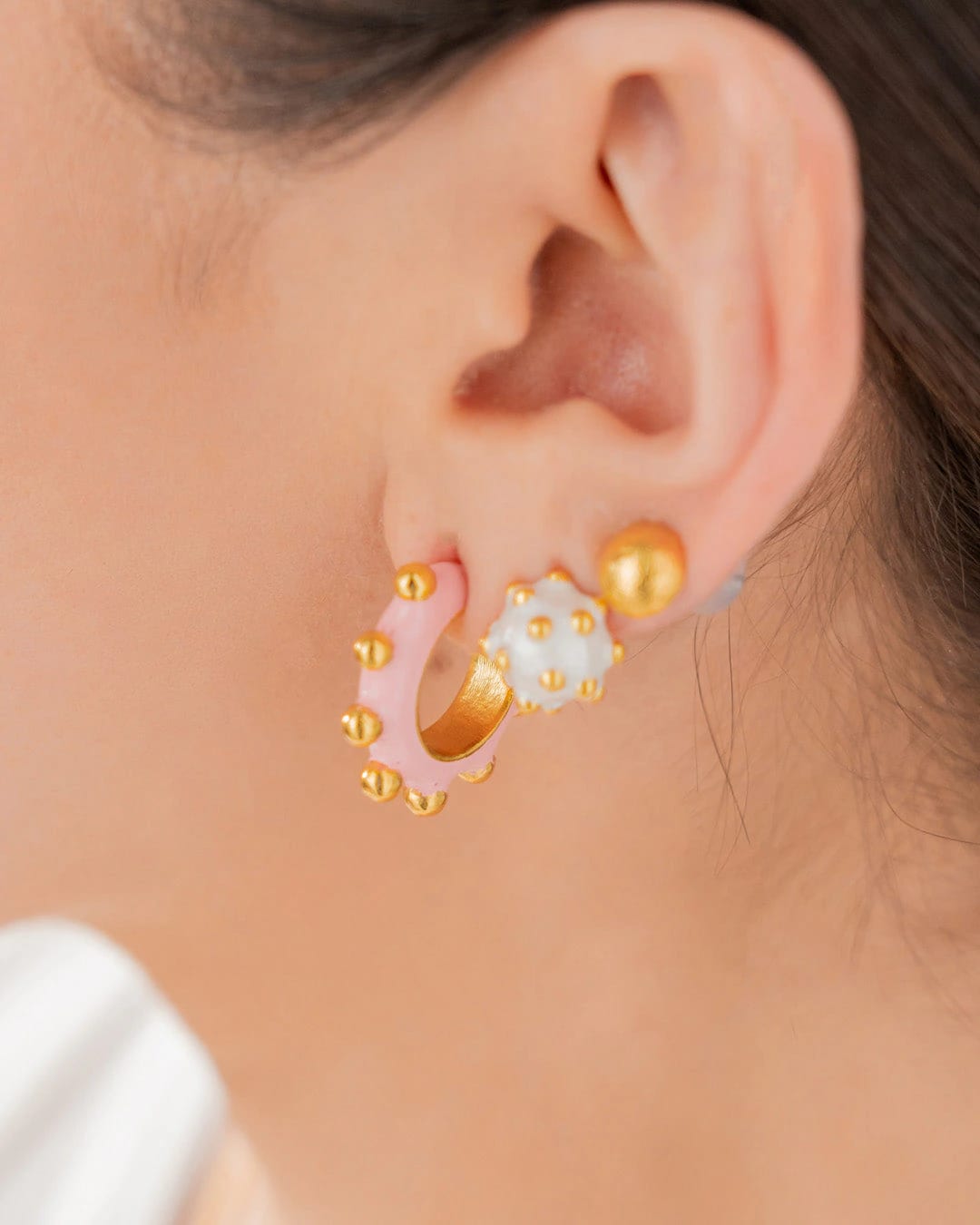 Set X3 Aretes Dots Pop - imagen 1