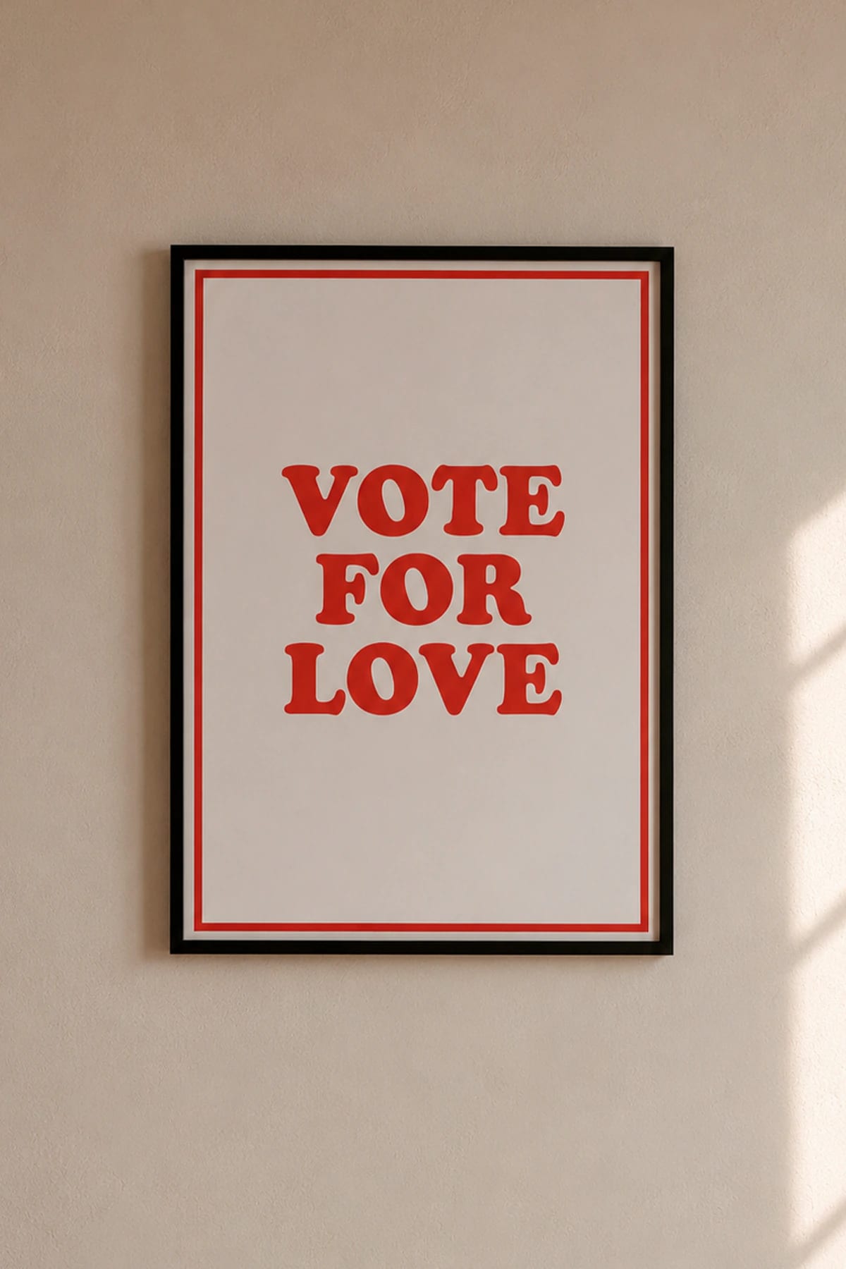 VOTE FOR LOVE PRINT - imagen 2