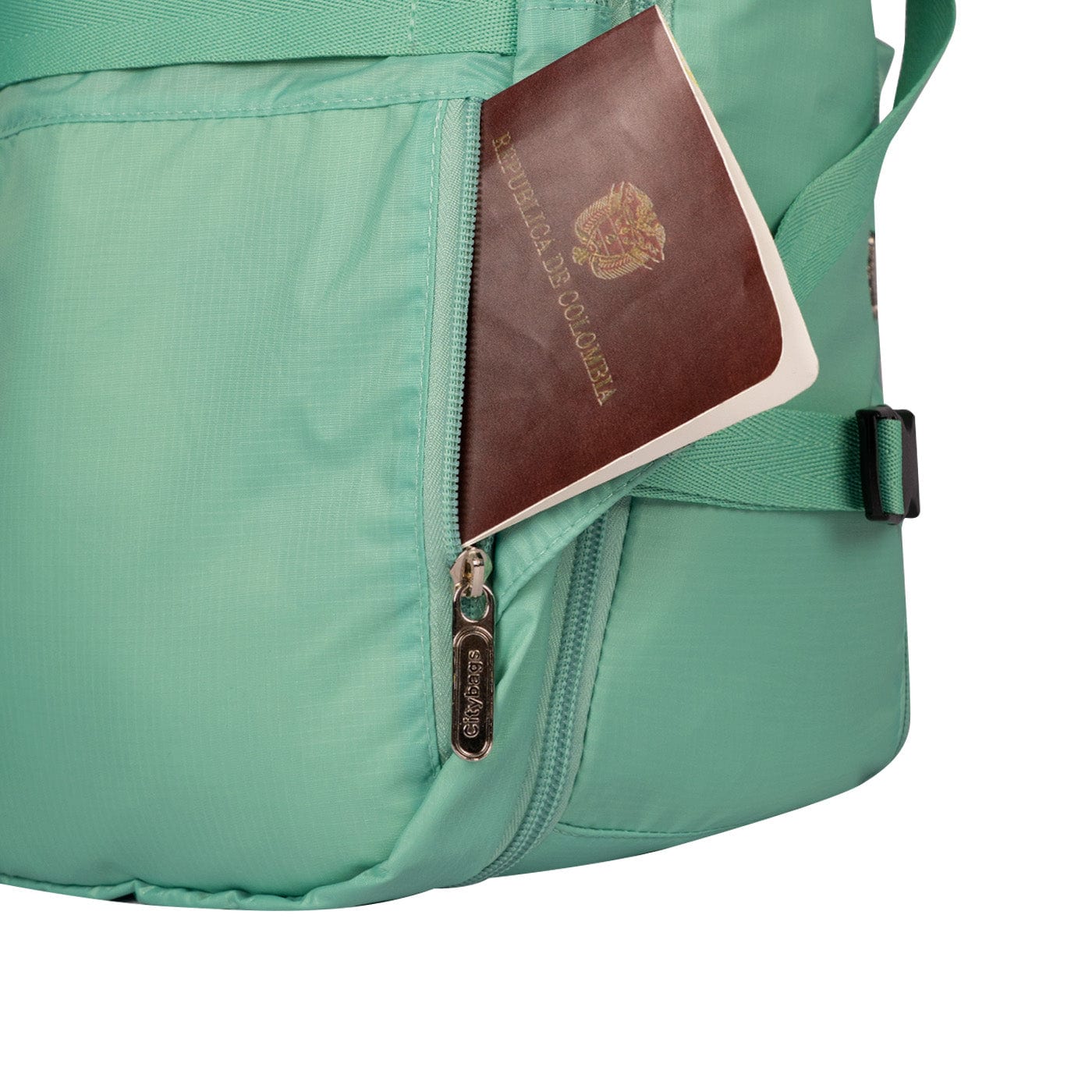 Morral One Citybags Light Verde Menta - imagen 6