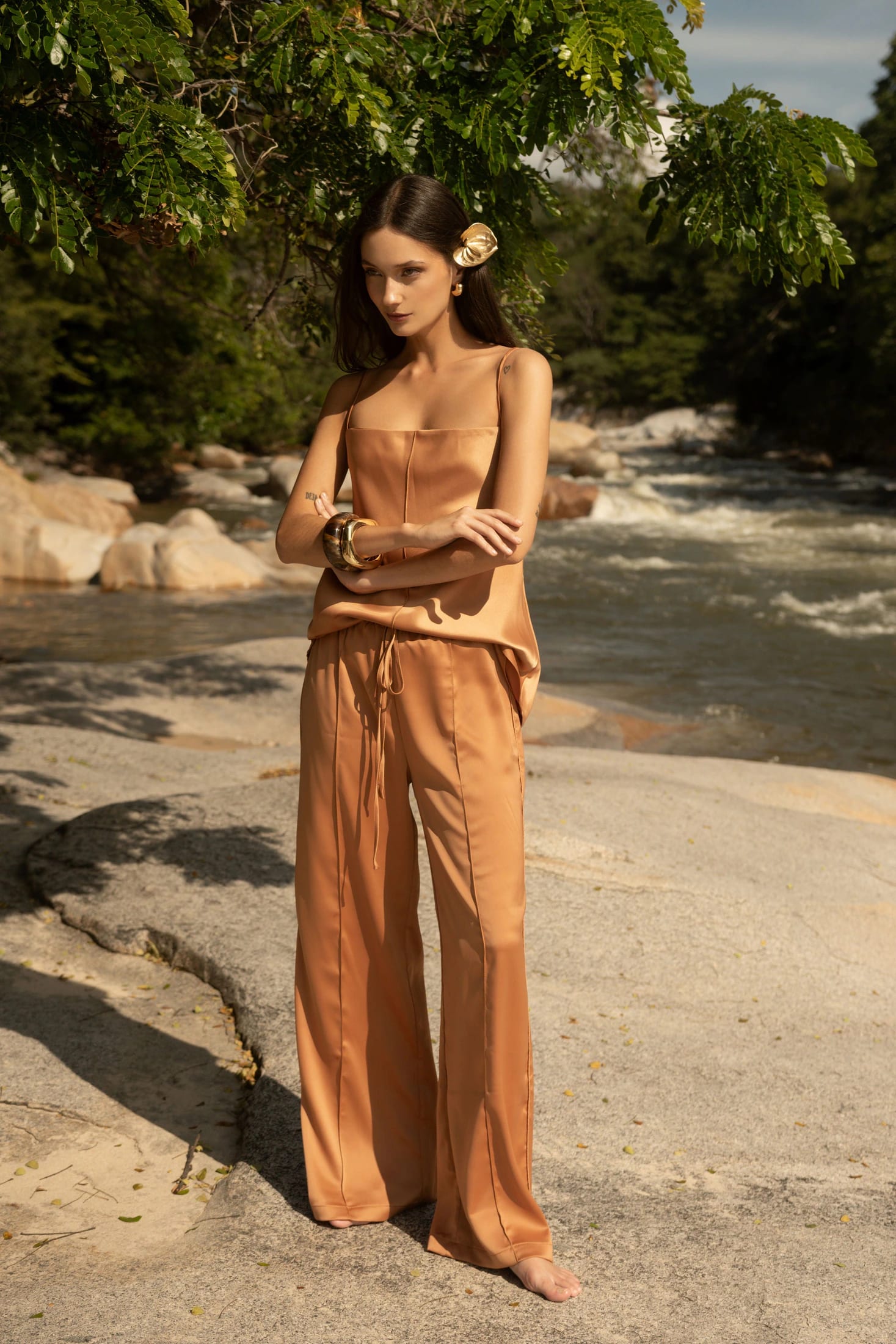 CARIÑO MIO TOP OPEN-BACK - HONEY GOLD - imagen 6