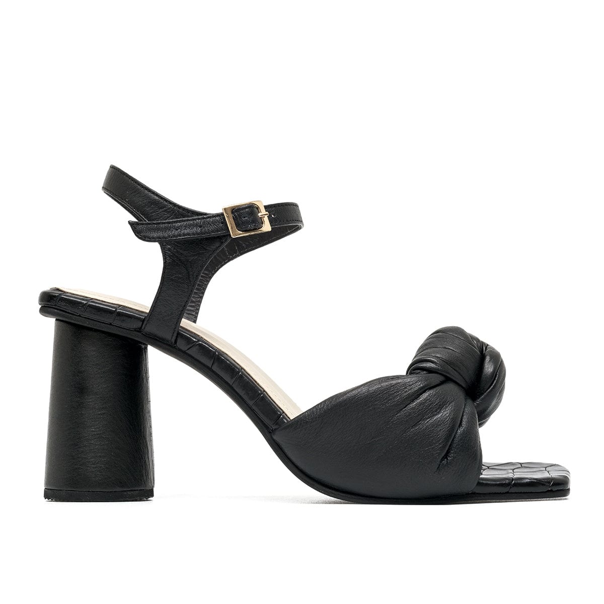 ALESSIA BLACK SANDALS - imagen 1